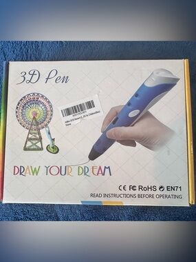 3D Printing Pen in Blue Draw Your Dreams